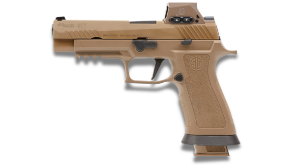Sig Sauer M17X 9mm Luger 21+1 4.7" Barrel FDE w/Red Dot Semi-Auto M17X-9-RX